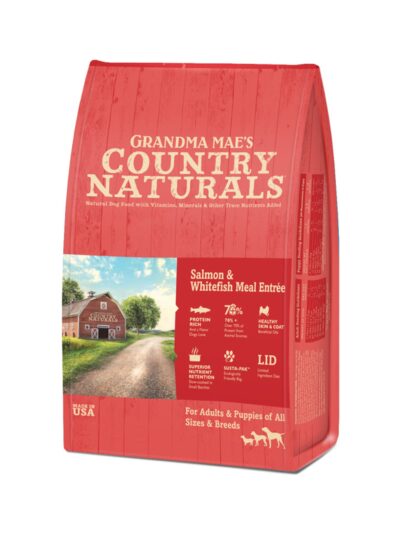 Grandma Mae's Country Naturals Dry Dog Food Salmon & Whitefish Meal 4lb