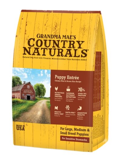Grandma Mae's Country Naturals Premium All Natural Puppy Dry Dog Food Chicken 12lb