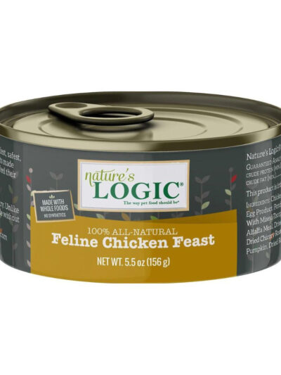 Natures Logic Cat Grain Free Chicken 5.5oz. (Case of 24)