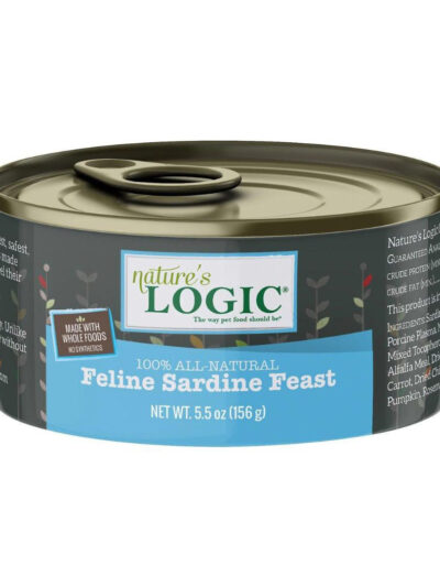 Natures Logic Cat Grain Free Sardine 5.5oz. (Case of 24)