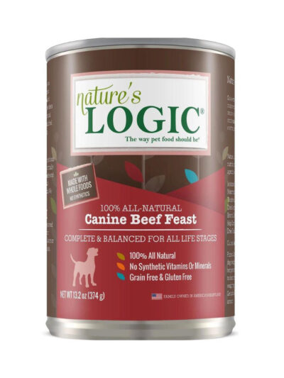 Natures Logic Dog Beef 13.2oz. (Case of 12)