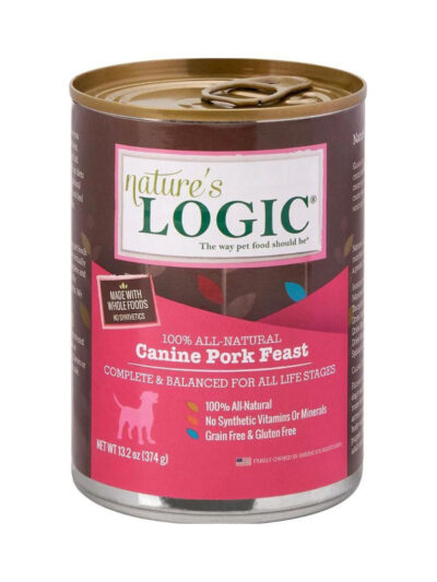 Natures Logic Dog Pork 13.2oz. (Case of 12)