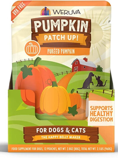 Weruva Dog Pured Pumpkin Supplement 2.8oz. Pouch (Case of 12)