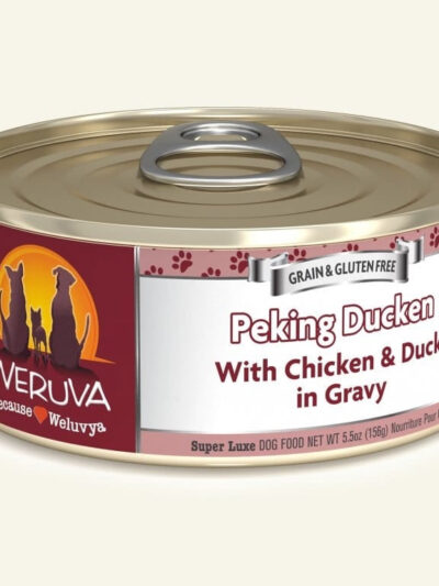 Weruva Dog Peking Ducken with Chicken and Duck in Gravy 5.5oz. (Case of 24)