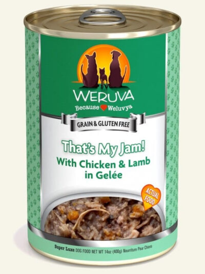 Weruva Dog Thats My Jam! with Chicken and Lamb in Gele 14oz. (Case of 12)