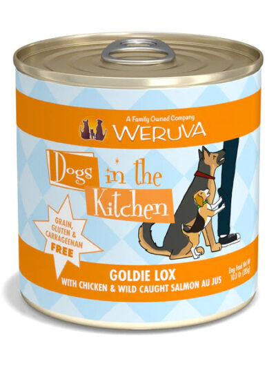 Dogs In The Kitchen Goldie Lox With Chicken And Wild-Caught Salmon Au Jus 10oz. (Case of 12)