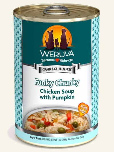 Weruva Dog Funky Chunky Chicken Soup With Pumpkin 14oz. (Case of 12)