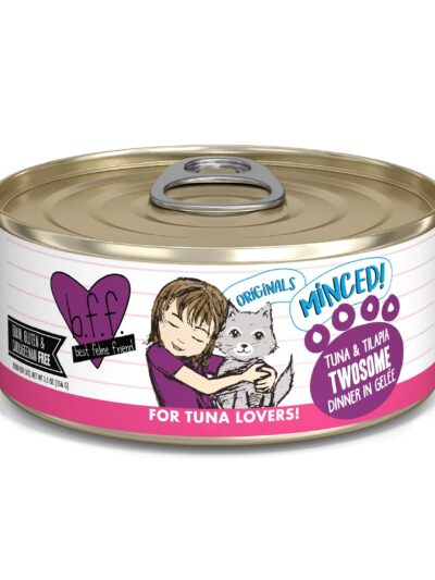 BFF Cat Tuna and Tilapia Twosome Dinner in Gele 5.5oz. (Case of 24)