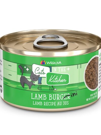 Cats in the Kitchen Lamb Burger-ini Lamb Recipe 3.2oz. (Case of 24)