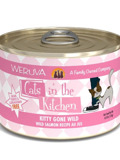 Cats In The Kitchen Kitty Gone Wild - Wild Salmon Recipe 6oz. (Case of 24)