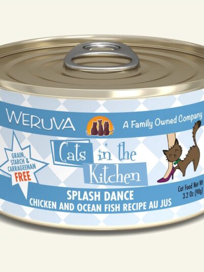 Cats In The Kitchen Splash Dance Chicken and Ocean Fish Recipe 6oz. (Case of 24)