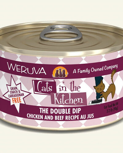 Cats In The Kitchen The Double Dip 6oz. Chicken and Beef Recipe (Case of 24)