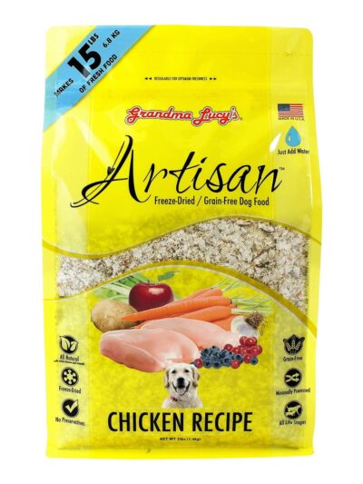 Grandma Lucys Dog Artisian Grain Free Chicken 3 Lbs.