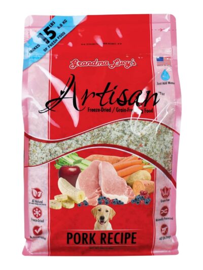 Grandma Lucys Dog Artisian Grain Free Pork 3 Lbs.