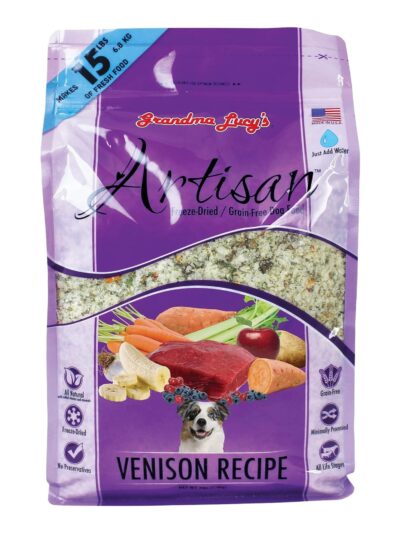 Grandma Lucys Dog Artisian Grain Free Venison 3 Lbs.