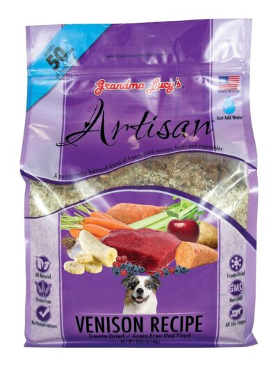 Grandma Lucys Dog Artisian Grain Free Venison 10 Lbs.