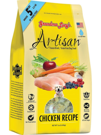 Grandma Lucys Dog Freeze-Dried Artisan Grain Free Chicken 1Lb
