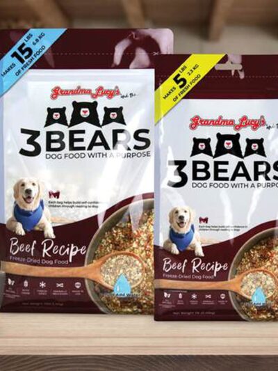 Grandma Lucys Dog 3 Bears Beef Trail 6Ct