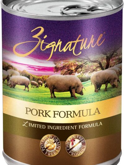 Zignature Dog Canned 13oz. Pork (Case of 12)