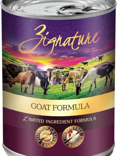 Zignature Dog Canned 13oz. Goat (Case of 12)