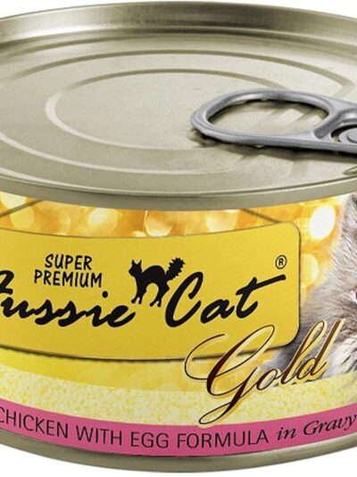 Fussie Cat Gold Chicken Egg Gravy 2.82oz. (Case of 24)