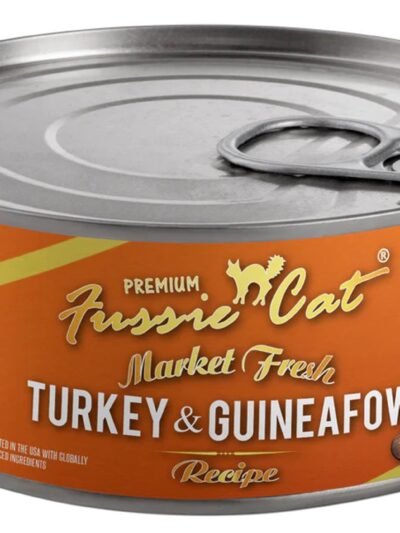 Fussie Cat Market Fresh Cc Turkey & Guinea Fowl Pate 5.5oz. (Case of 24)