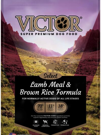 Victor Super Premium Dog Food Select Dry Dog Food Lamb Meal & Brown Rice 5lb