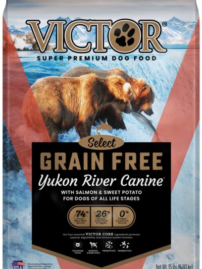Victor Super Premium Dog Food Select Grain Free Dry Dog Food Yukon River 15lb