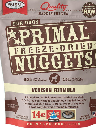Primal Dog Freeze-Dried Venison 14oz.