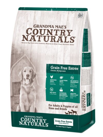 Grandma Mae's Country Naturals Premium All Natural Grain Free Dry Dog Food High-Protein Chicken 25lb