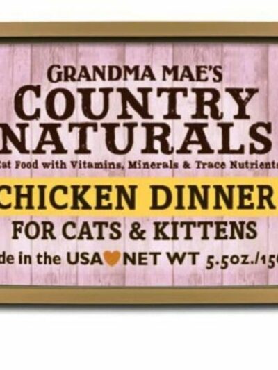 Grandma Mae's Country Naturals Grain Free Wet Cat Food Chicken 5.5oz 24pk