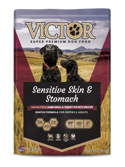 Victor Super Premium Dog Food Sensitive Skin & Stomach Grain Free Lamb & Sweet Potato, 1ea/5 lb