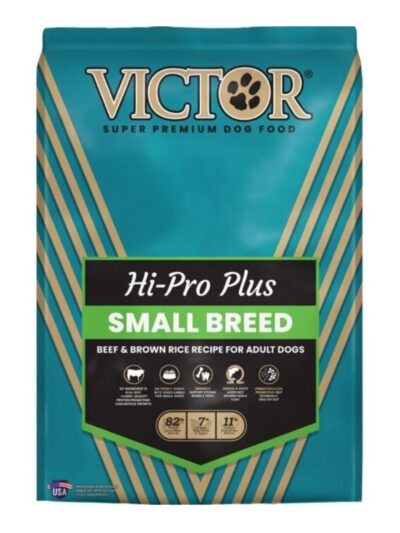 Victor Classic Hi-Pro Plus Small Breed Adult Dog Food Beef/Brown Rice 5 Lb