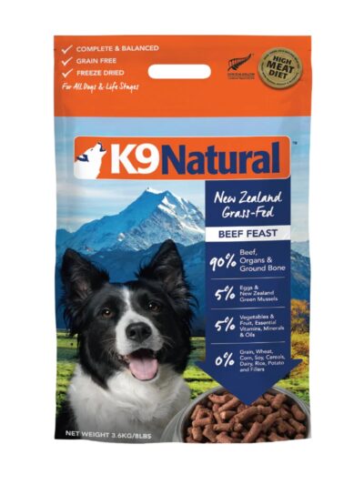 K9 Natural Dog Freeze-Dried Beef 8Lb