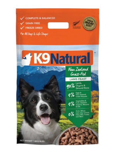 K9 Natural Dog Freeze-Dried Lamb 4Lb
