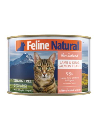 Feline Natural Canned Lamb & Salmon 6oz. (Case of 12)