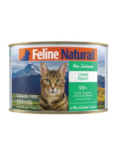 Feline Natural Canned Lamb Feast 6oz. (Case of 12)