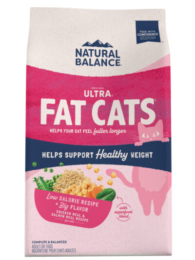 Natural Balance Pet Foods Original Ultra Fat Cats Dry Cat Food Chicken Meal & Salmon Meal 6lb