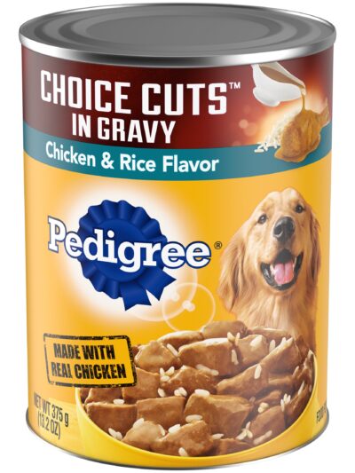 Pedigree Choice Cuts Chicken and Rice Dog Food 12Ea/13.2 Oz, 12 Pk